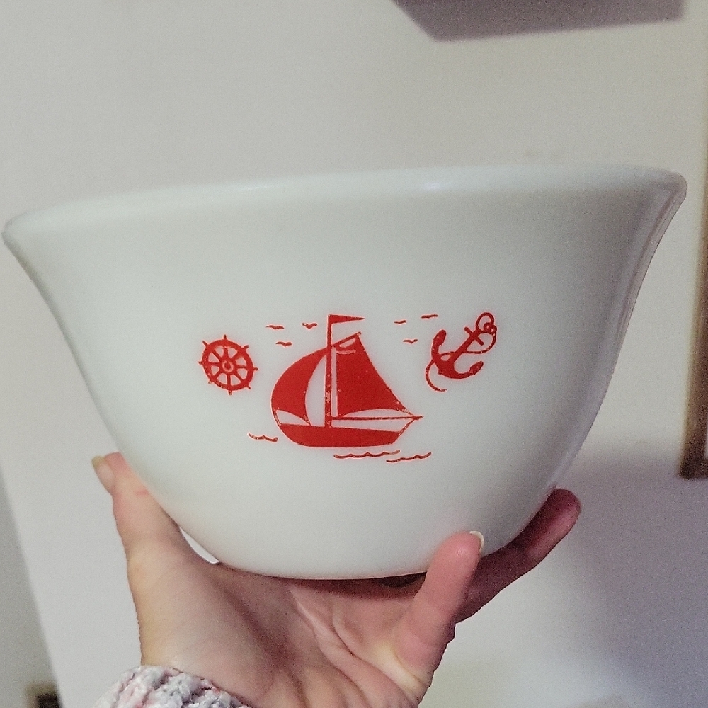 1933~Mc Kee Nautical Mixing~Serving Bowl